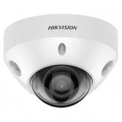 Caméra mini dôme 4MP H265+ ColorVu AcuSense et micro intégré Hikvision DS-2CD2547G2-LS vision couleur de nuit 30 mètres